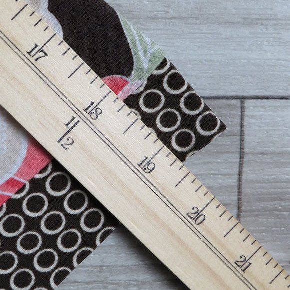 ING* Women's Oversized Split Sleeves V-Neck Tie Back Curved Hem Floral Blouse~3X - Picture 12 of 13